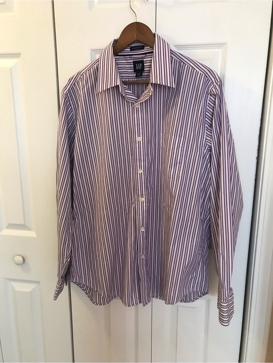 GAP Other - GAP Men’s Purple & White Striped Dress Shirt